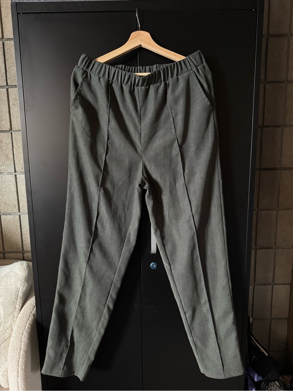 Dark Gray Work Pants - Women Large